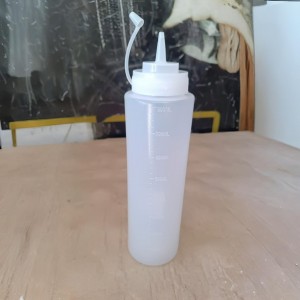 علبة زيت / كاتشب / سيروب بلاستيك 800ML صحي حجم كبير